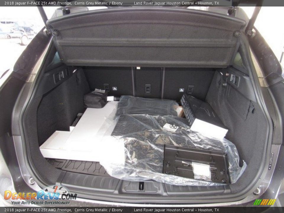2018 Jaguar F-PACE 25t AWD Prestige Corris Grey Metallic / Ebony Photo #17