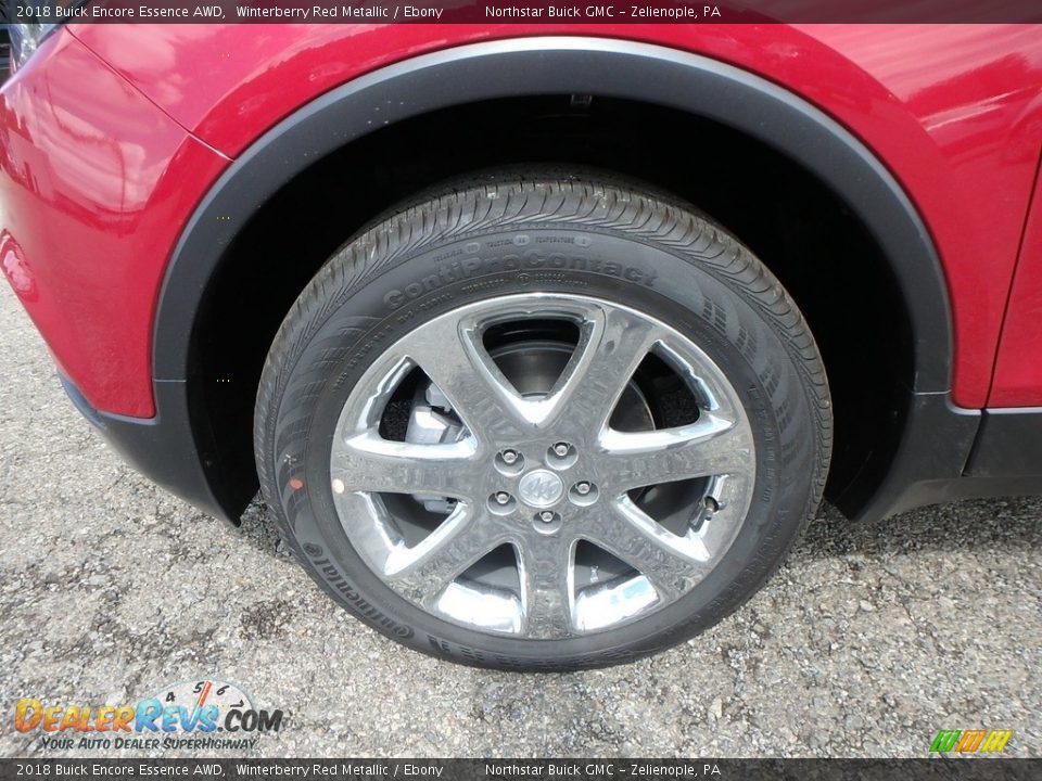 2018 Buick Encore Essence AWD Winterberry Red Metallic / Ebony Photo #9