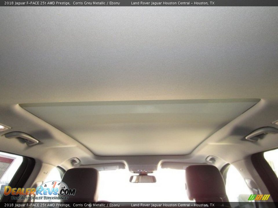 2018 Jaguar F-PACE 25t AWD Prestige Corris Grey Metallic / Ebony Photo #18