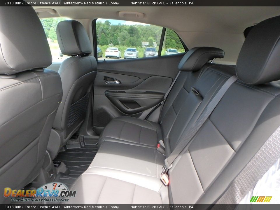 2018 Buick Encore Essence AWD Winterberry Red Metallic / Ebony Photo #11