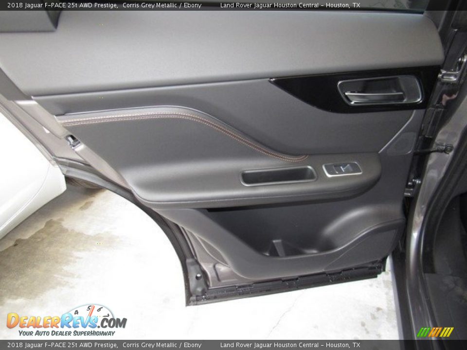 2018 Jaguar F-PACE 25t AWD Prestige Corris Grey Metallic / Ebony Photo #23