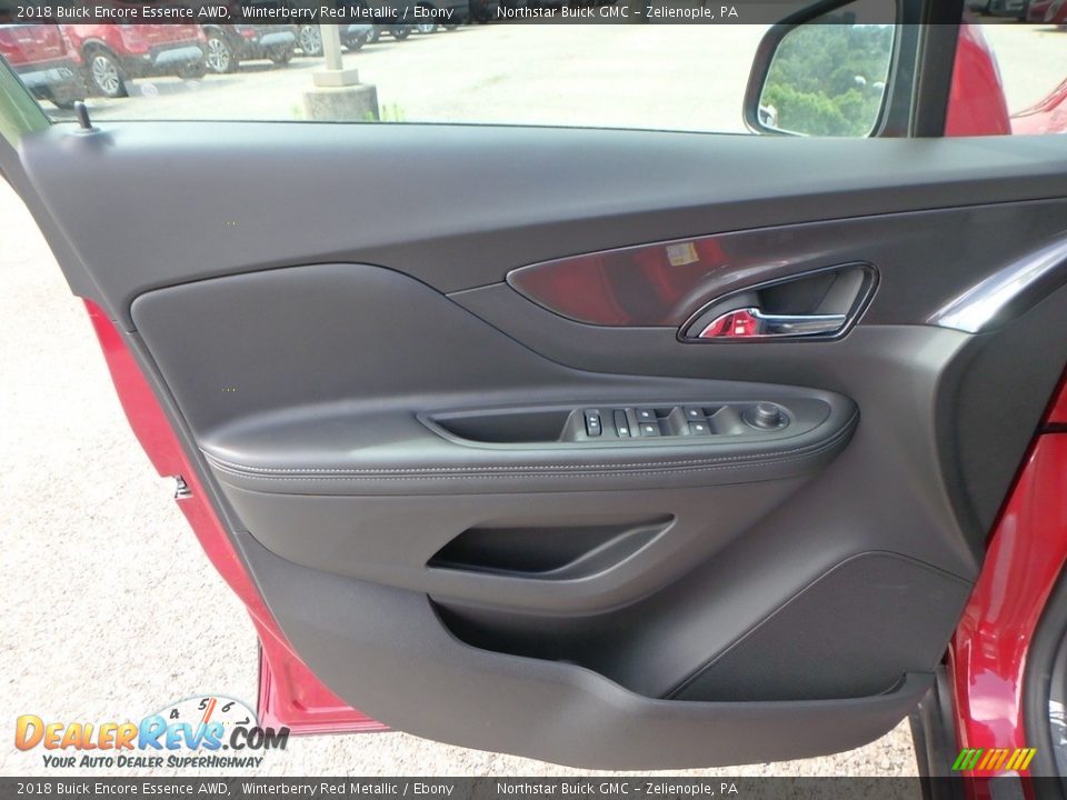 2018 Buick Encore Essence AWD Winterberry Red Metallic / Ebony Photo #13