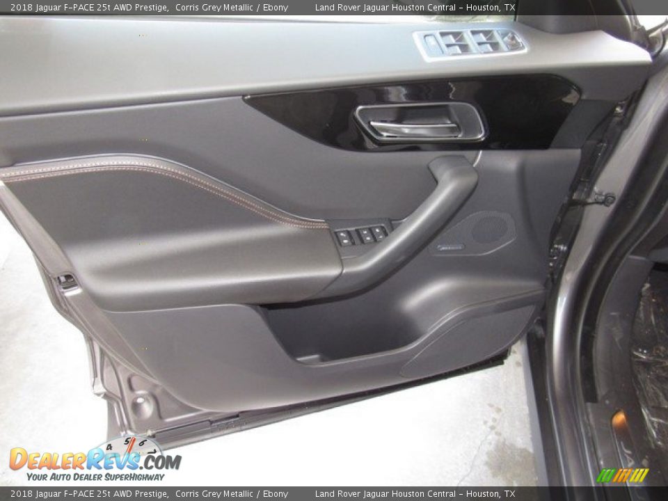 2018 Jaguar F-PACE 25t AWD Prestige Corris Grey Metallic / Ebony Photo #24