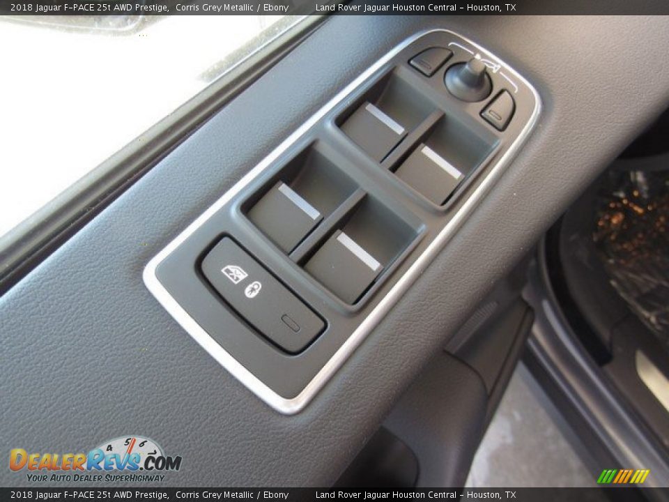 2018 Jaguar F-PACE 25t AWD Prestige Corris Grey Metallic / Ebony Photo #25