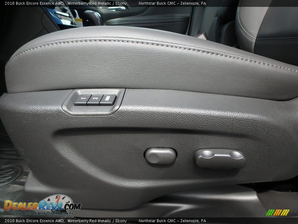 2018 Buick Encore Essence AWD Winterberry Red Metallic / Ebony Photo #15