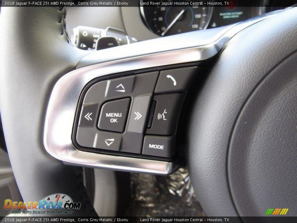 2018 Jaguar F-PACE 25t AWD Prestige Corris Grey Metallic / Ebony Photo #29
