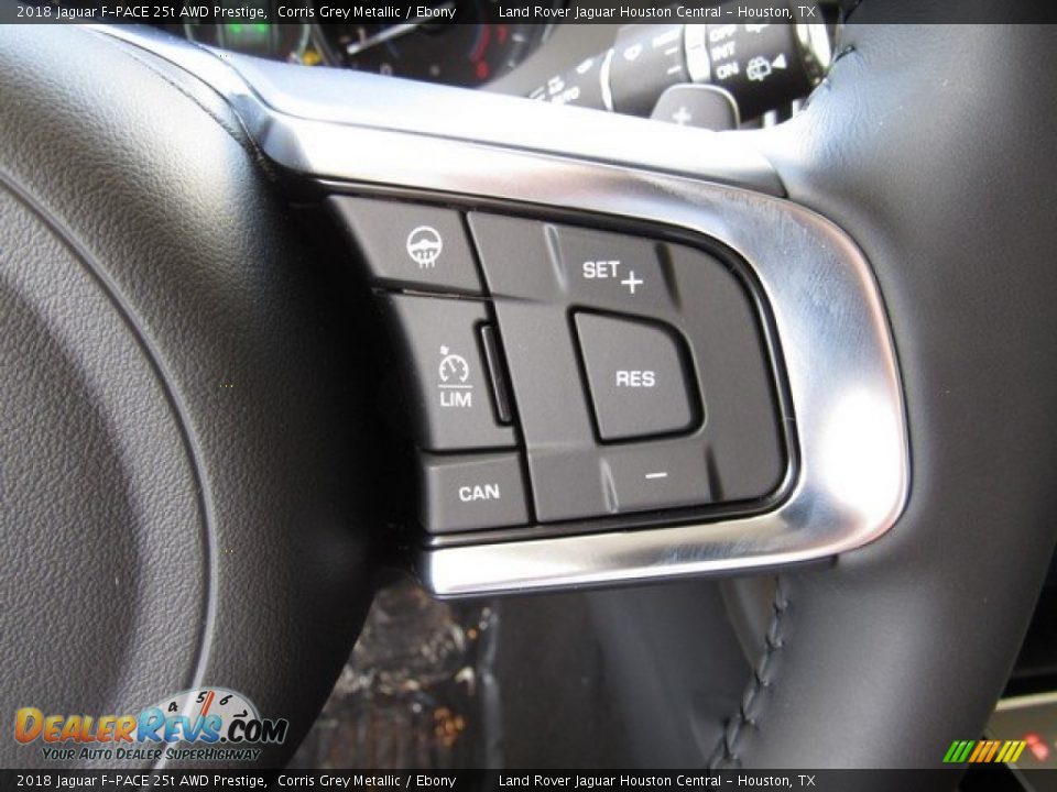 2018 Jaguar F-PACE 25t AWD Prestige Corris Grey Metallic / Ebony Photo #30