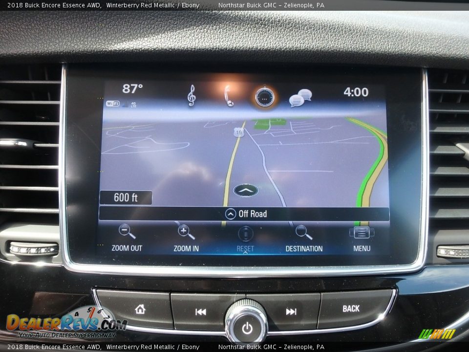 2018 Buick Encore Essence AWD Winterberry Red Metallic / Ebony Photo #18