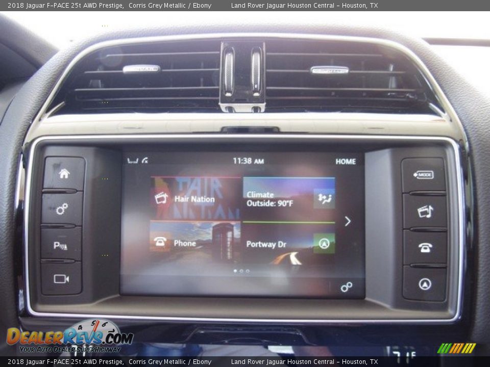 2018 Jaguar F-PACE 25t AWD Prestige Corris Grey Metallic / Ebony Photo #32