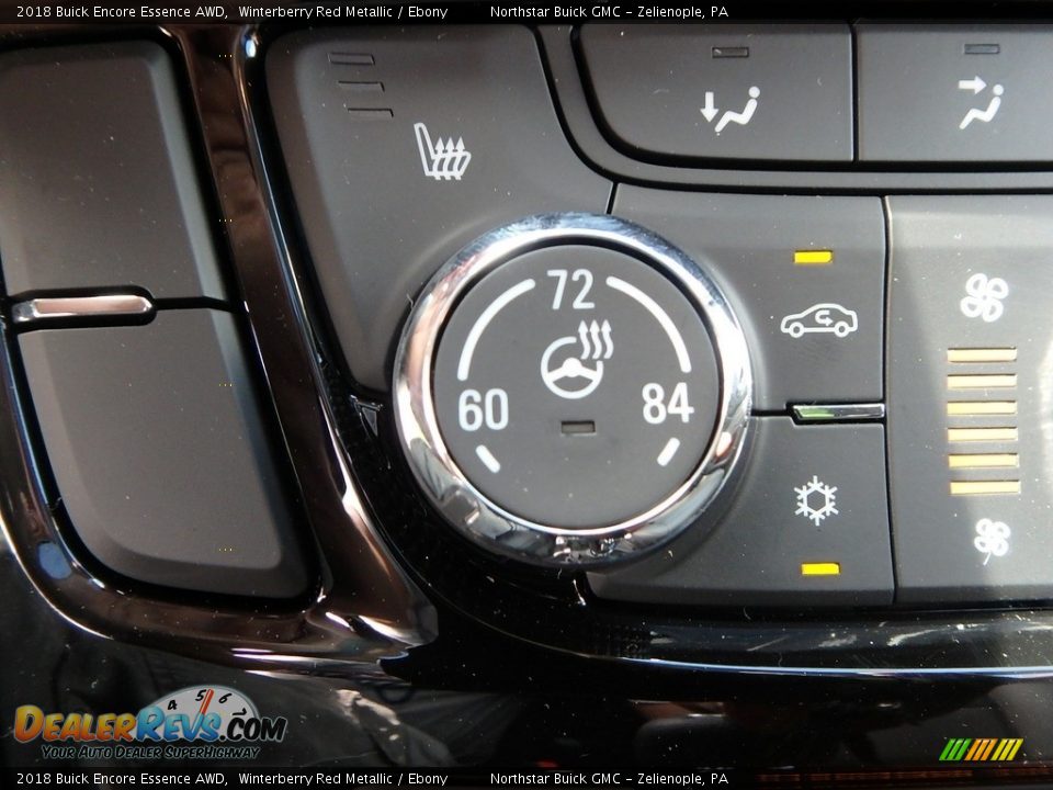 2018 Buick Encore Essence AWD Winterberry Red Metallic / Ebony Photo #19