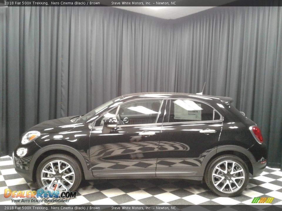 2018 Fiat 500X Trekking Nero Cinema (Black) / Brown Photo #1