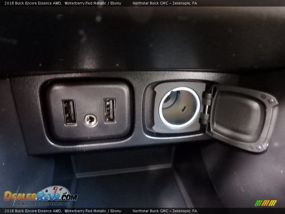2018 Buick Encore Essence AWD Winterberry Red Metallic / Ebony Photo #20