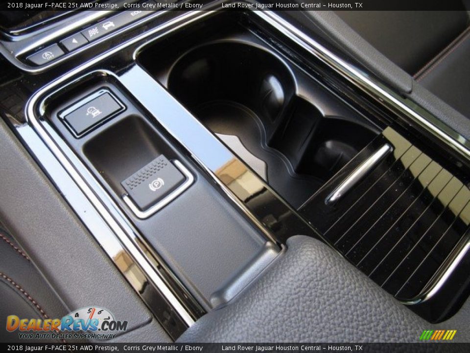2018 Jaguar F-PACE 25t AWD Prestige Corris Grey Metallic / Ebony Photo #36