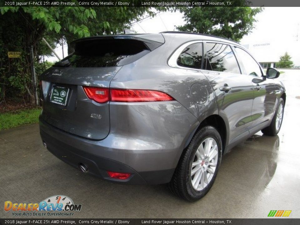 2018 Jaguar F-PACE 25t AWD Prestige Corris Grey Metallic / Ebony Photo #7