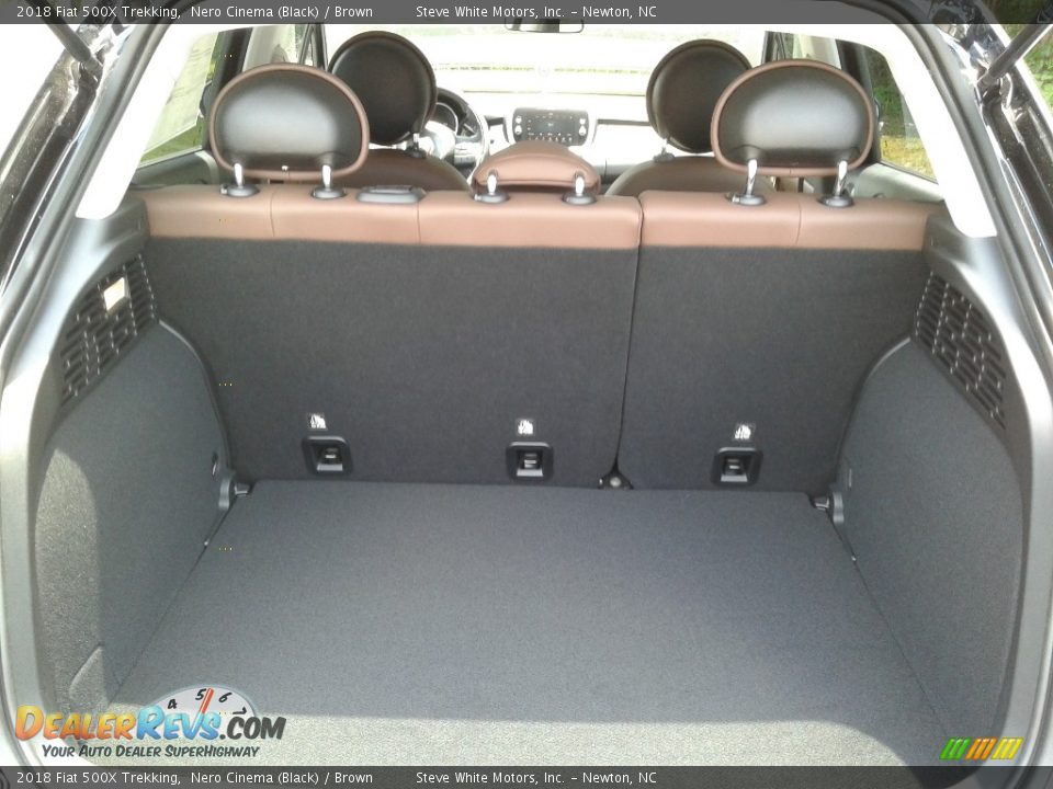 2018 Fiat 500X Trekking Nero Cinema (Black) / Brown Photo #12