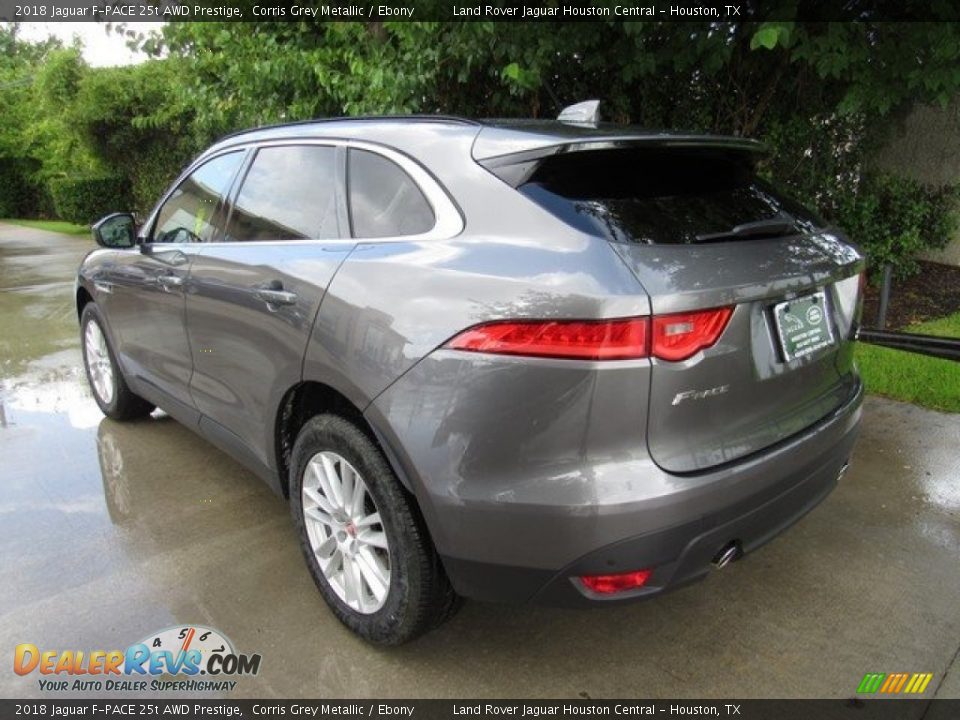 2018 Jaguar F-PACE 25t AWD Prestige Corris Grey Metallic / Ebony Photo #12