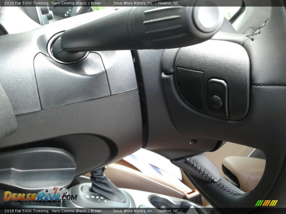 2018 Fiat 500X Trekking Nero Cinema (Black) / Brown Photo #15