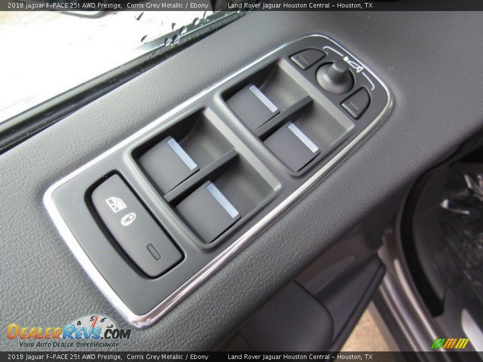2018 Jaguar F-PACE 25t AWD Prestige Corris Grey Metallic / Ebony Photo #25