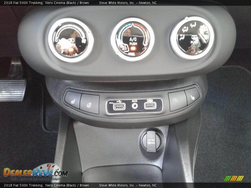 2018 Fiat 500X Trekking Nero Cinema (Black) / Brown Photo #21