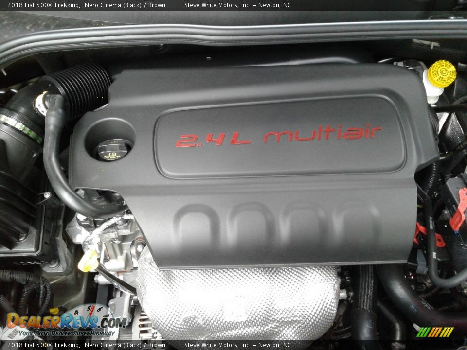 2018 Fiat 500X Trekking Nero Cinema (Black) / Brown Photo #24