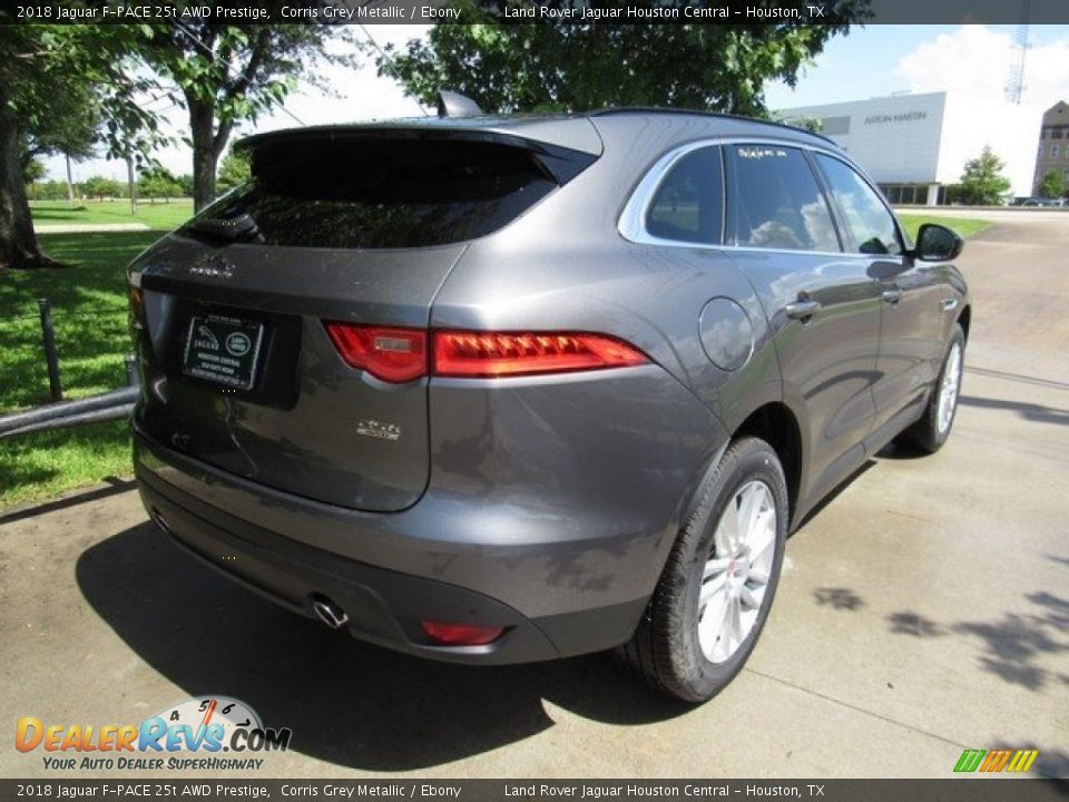 2018 Jaguar F-PACE 25t AWD Prestige Corris Grey Metallic / Ebony Photo #7