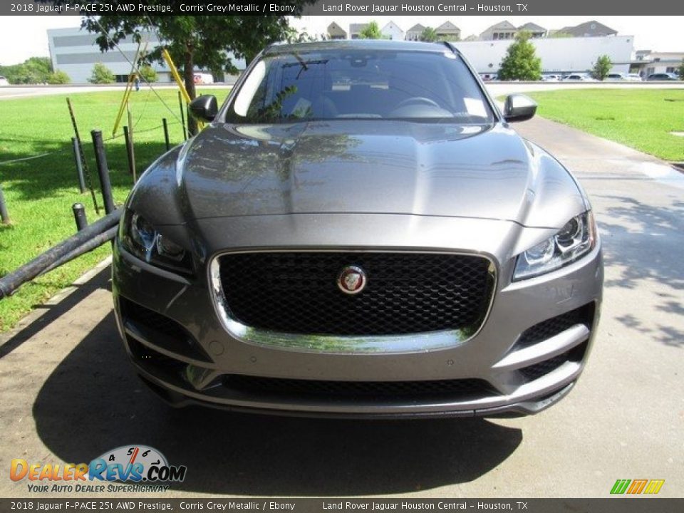 2018 Jaguar F-PACE 25t AWD Prestige Corris Grey Metallic / Ebony Photo #9