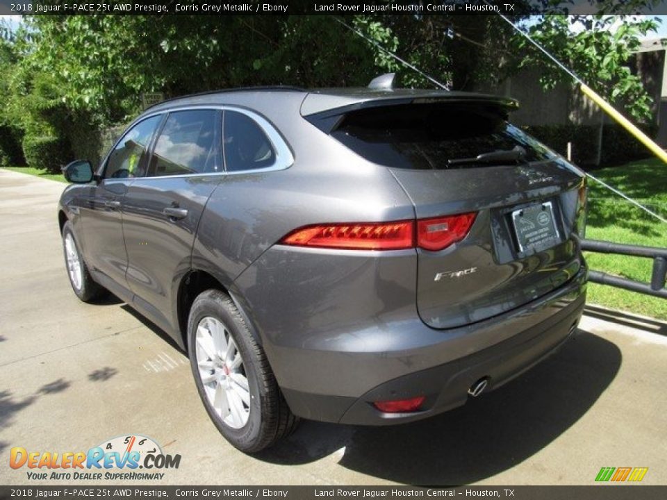 2018 Jaguar F-PACE 25t AWD Prestige Corris Grey Metallic / Ebony Photo #12