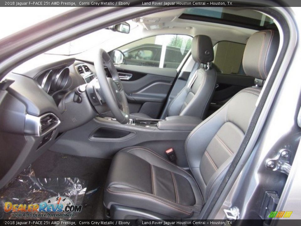 2018 Jaguar F-PACE 25t AWD Prestige Corris Grey Metallic / Ebony Photo #3