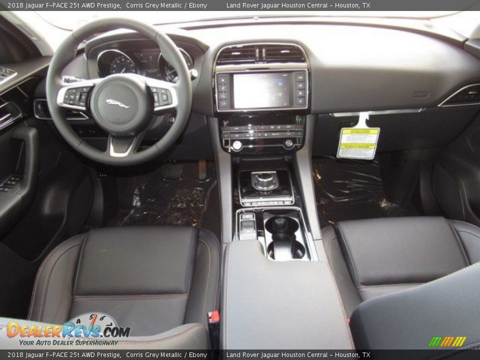 2018 Jaguar F-PACE 25t AWD Prestige Corris Grey Metallic / Ebony Photo #4