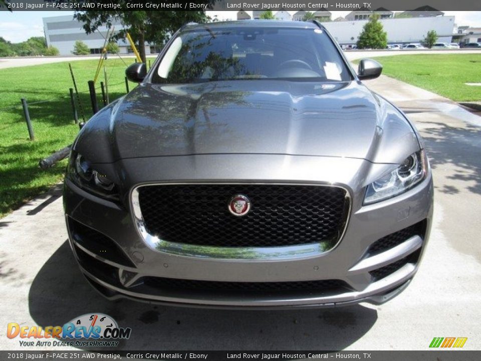 2018 Jaguar F-PACE 25t AWD Prestige Corris Grey Metallic / Ebony Photo #9
