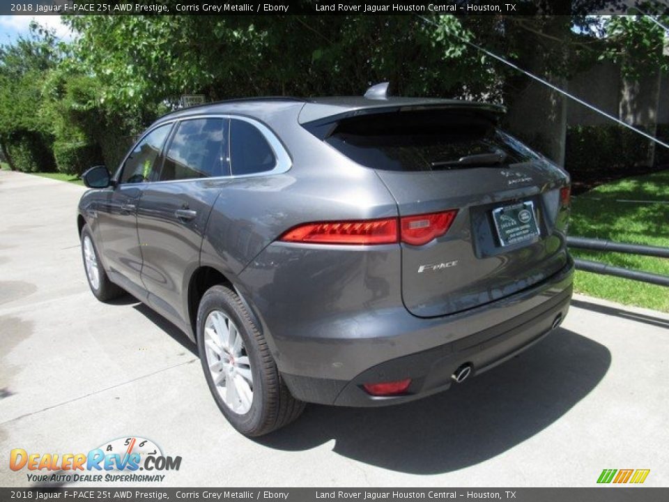 2018 Jaguar F-PACE 25t AWD Prestige Corris Grey Metallic / Ebony Photo #12