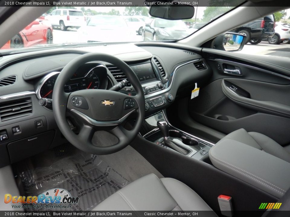 Jet Black/Dark Titanium Interior - 2018 Chevrolet Impala LS Photo #6