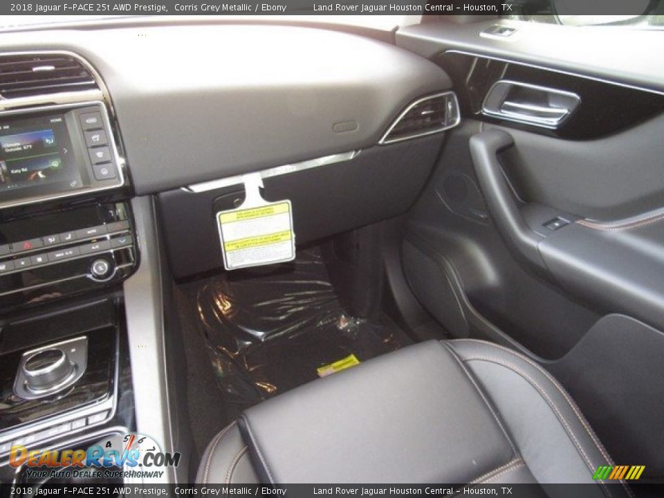 2018 Jaguar F-PACE 25t AWD Prestige Corris Grey Metallic / Ebony Photo #15