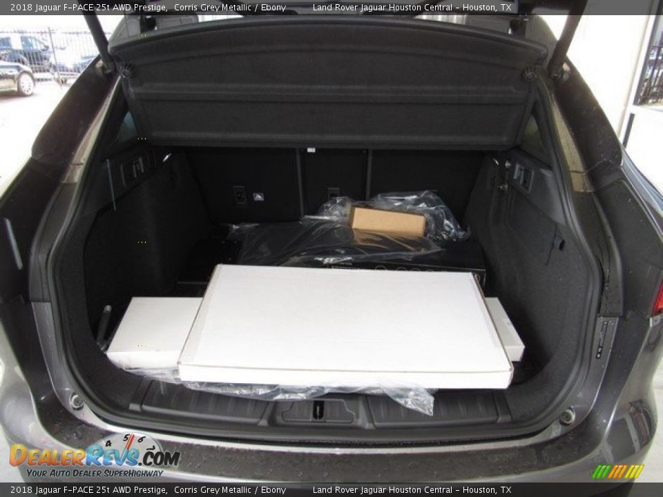 2018 Jaguar F-PACE 25t AWD Prestige Corris Grey Metallic / Ebony Photo #17