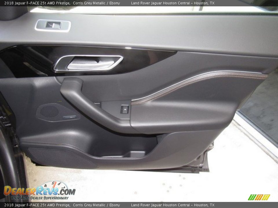2018 Jaguar F-PACE 25t AWD Prestige Corris Grey Metallic / Ebony Photo #21