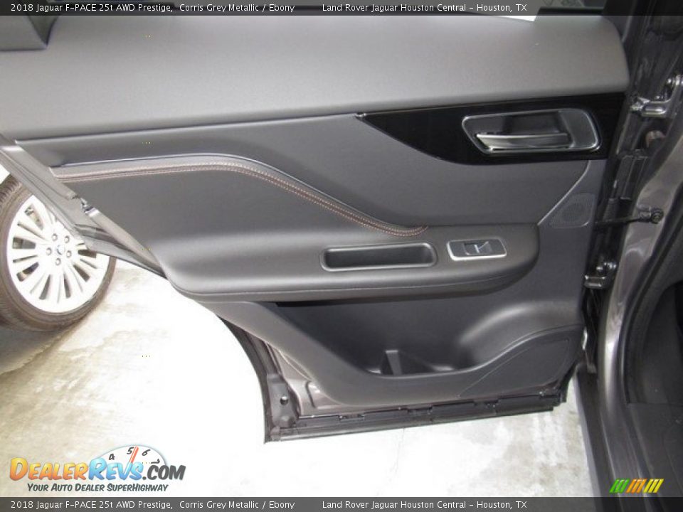 2018 Jaguar F-PACE 25t AWD Prestige Corris Grey Metallic / Ebony Photo #23