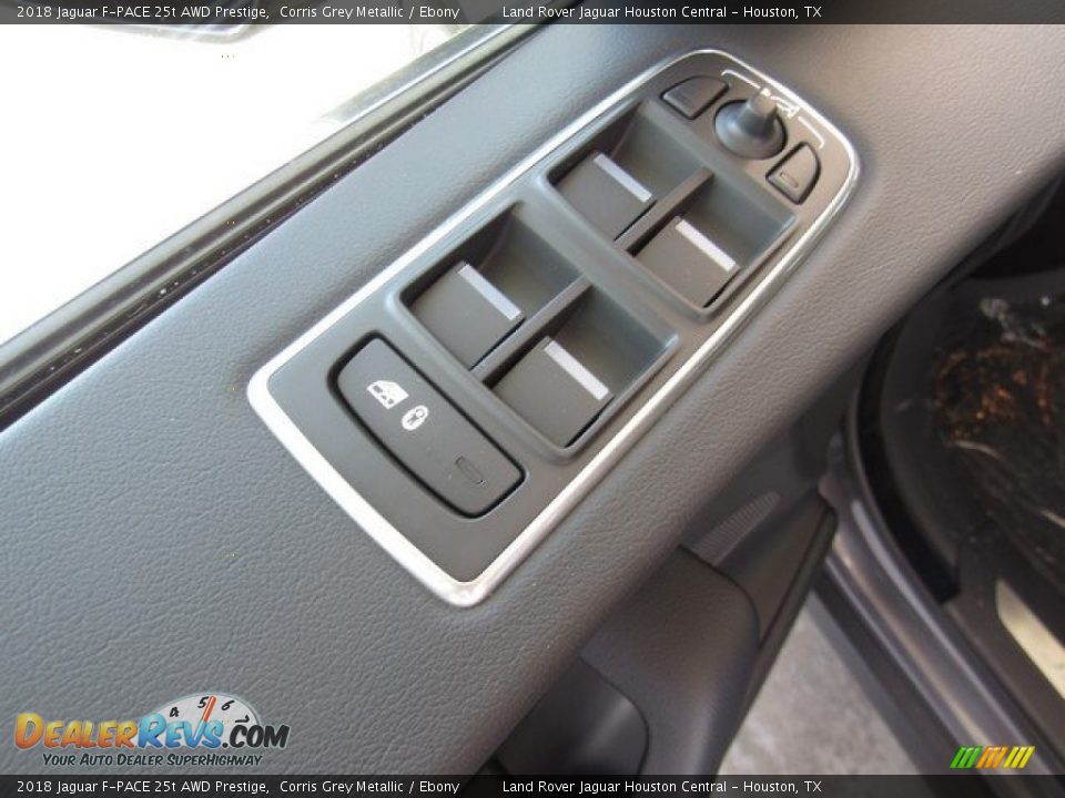2018 Jaguar F-PACE 25t AWD Prestige Corris Grey Metallic / Ebony Photo #25