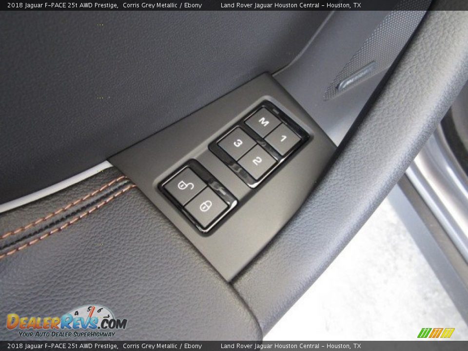2018 Jaguar F-PACE 25t AWD Prestige Corris Grey Metallic / Ebony Photo #26