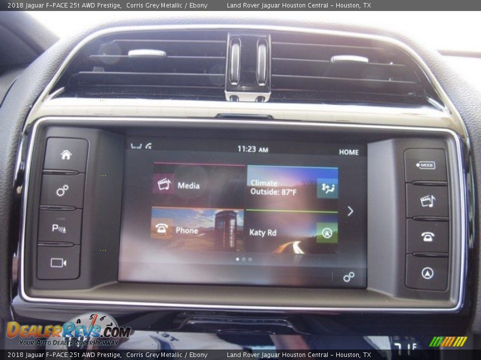 2018 Jaguar F-PACE 25t AWD Prestige Corris Grey Metallic / Ebony Photo #32