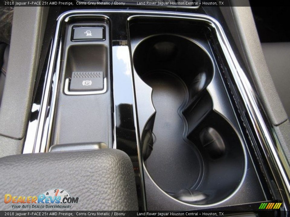 2018 Jaguar F-PACE 25t AWD Prestige Corris Grey Metallic / Ebony Photo #35