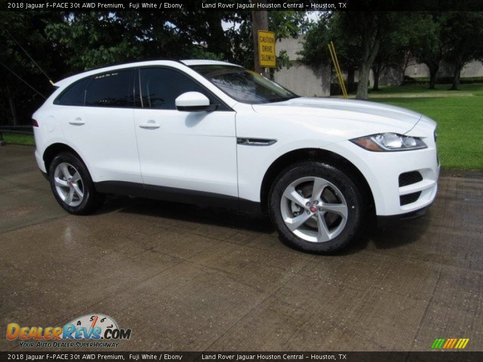 2018 Jaguar F-PACE 30t AWD Premium Fuji White / Ebony Photo #1