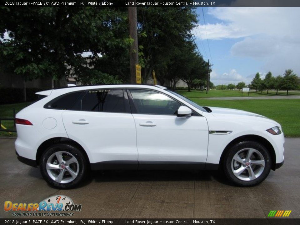 2018 Jaguar F-PACE 30t AWD Premium Fuji White / Ebony Photo #6