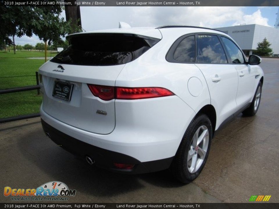 2018 Jaguar F-PACE 30t AWD Premium Fuji White / Ebony Photo #7