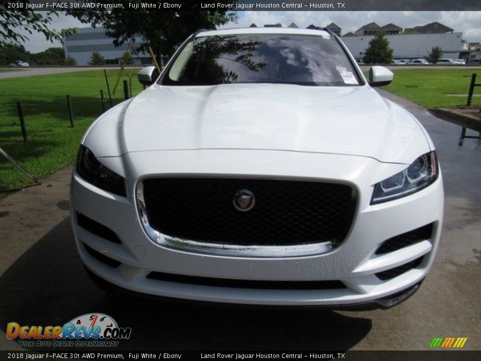 2018 Jaguar F-PACE 30t AWD Premium Fuji White / Ebony Photo #9