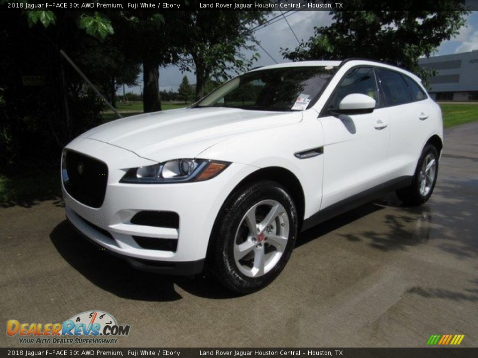 2018 Jaguar F-PACE 30t AWD Premium Fuji White / Ebony Photo #10