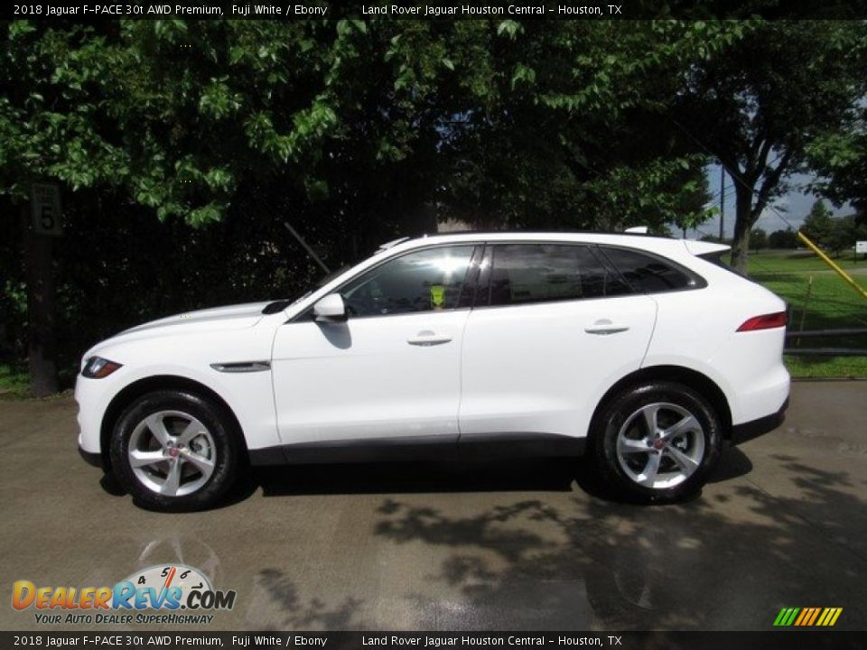 2018 Jaguar F-PACE 30t AWD Premium Fuji White / Ebony Photo #11