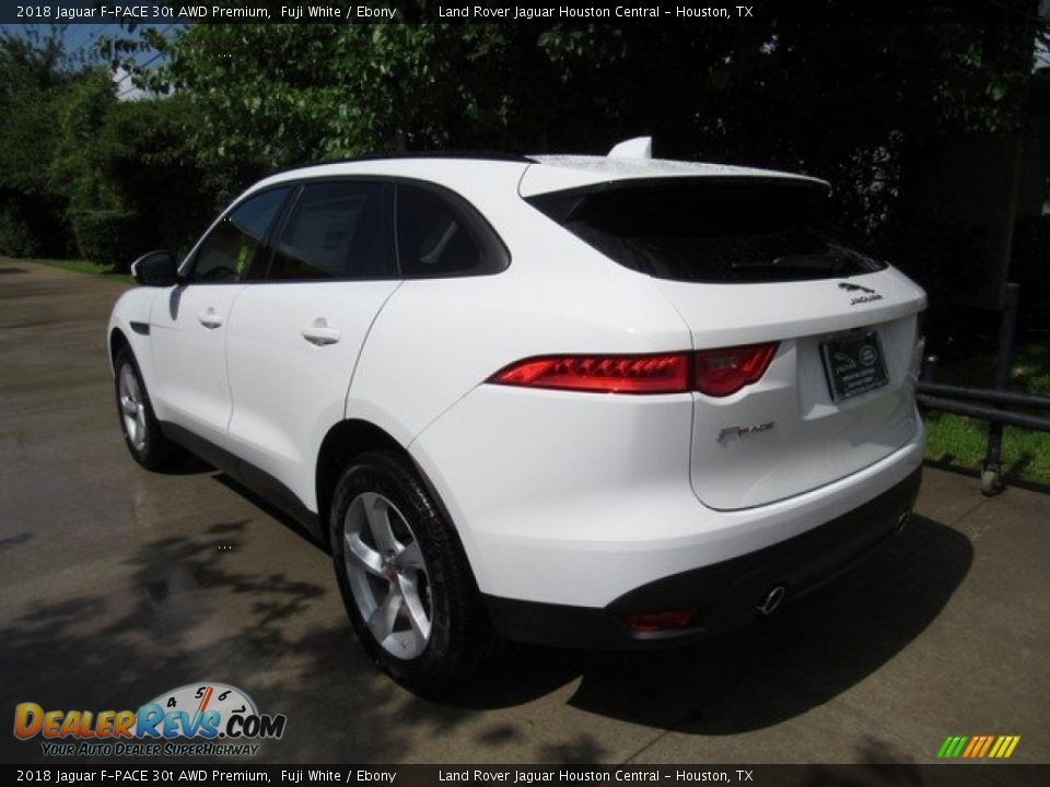 2018 Jaguar F-PACE 30t AWD Premium Fuji White / Ebony Photo #12