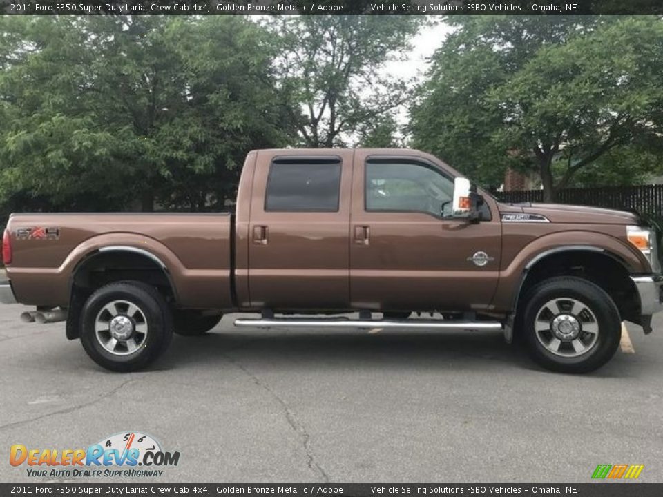 2011 Ford F350 Super Duty Lariat Crew Cab 4x4 Golden Bronze Metallic / Adobe Photo #1