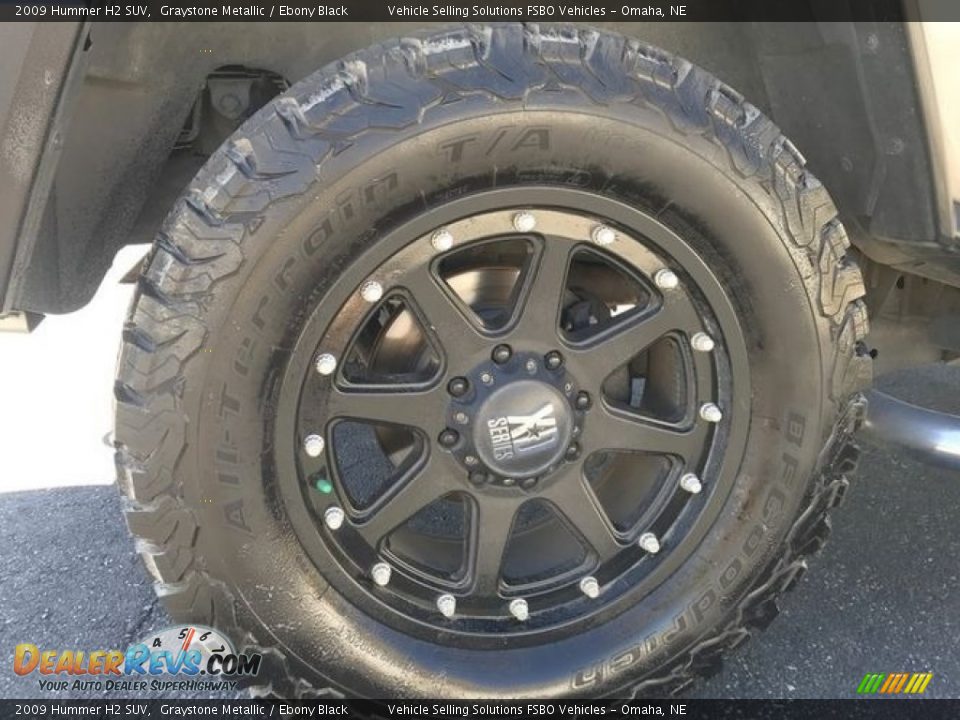 2009 Hummer H2 SUV Graystone Metallic / Ebony Black Photo #14