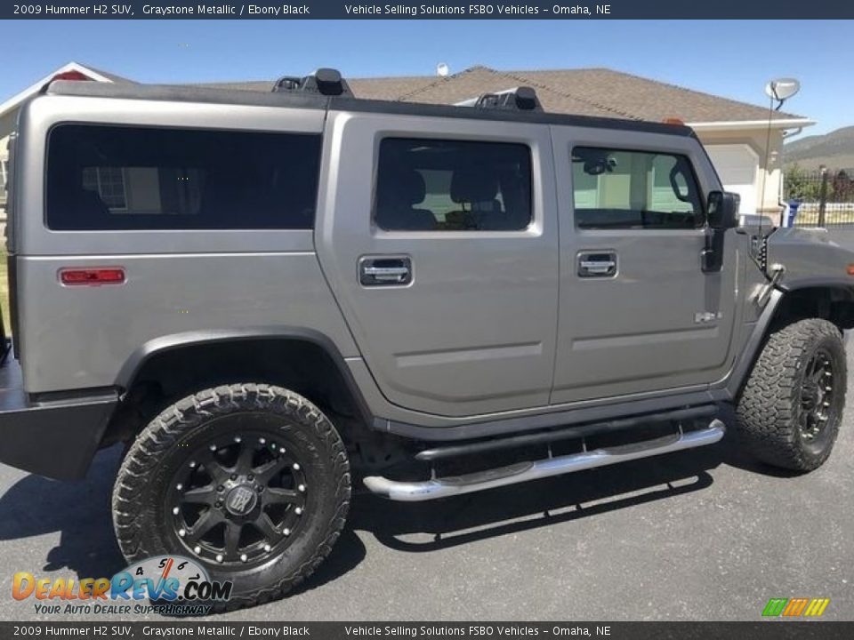 2009 Hummer H2 SUV Graystone Metallic / Ebony Black Photo #16